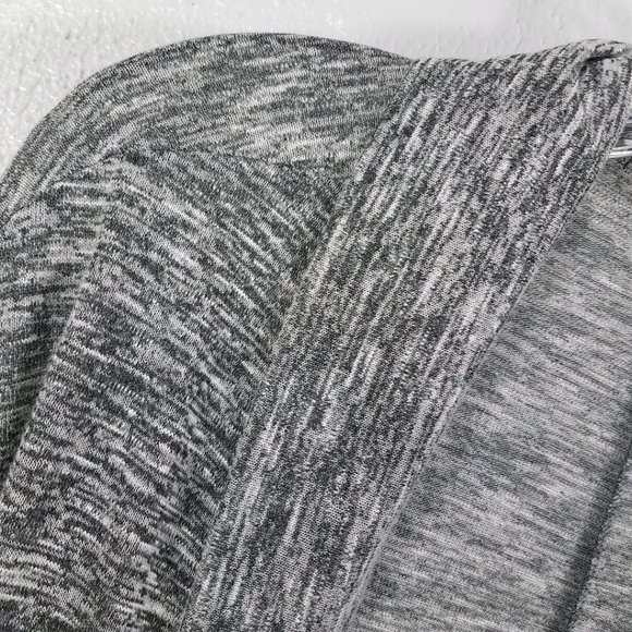 THX Women's Silver Open Front Cardigan Sweater - Picture 3 of 9